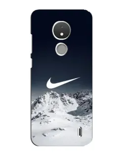 Чохол для Nokia C21 з картинкою «Nike — зимові гори» Чохол для Nokia C21 з картинкою «Nike — зимові гори»