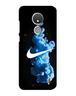 Чохол для Nokia C21 з картинкою «Nike та синій дим» Чохол для Nokia C21 з картинкою «Nike та синій дим»