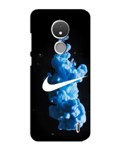 Чохол для Nokia C21 з картинкою «Nike та синій дим» Чохол для Nokia C21 з картинкою «Nike та синій дим»