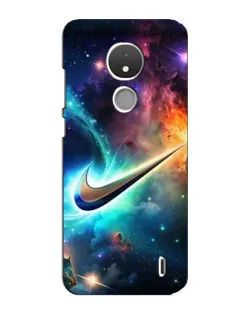 Чохол для Nokia C21 з картинкою «Космічний Nike Swoosh» Чохол для Nokia C21 з картинкою «Космічний Nike Swoosh»
