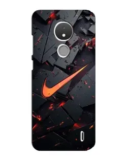 Чохол для Nokia C21 з картинкою «Nike — ефект розломів» Чохол для Nokia C21 з картинкою «Nike — ефект розломів»