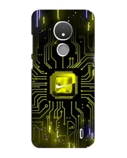 Чохол для Nokia C21 з картинкою «Nike — золота іскра» Чохол для Nokia C21 з картинкою «Nike — золота іскра»
