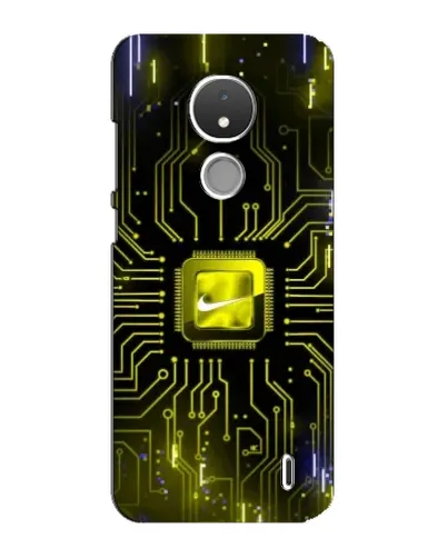 Чохол для Nokia C21 з картинкою «Nike — золота іскра» Чохол для Nokia C21 з картинкою «Nike — золота іскра»