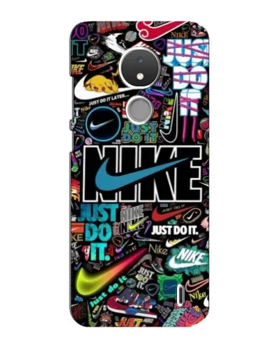 Чохол для Nokia C21 з картинкою «Яскравий колаж Nike» Чохол для Nokia C21 з картинкою «Яскравий колаж Nike»