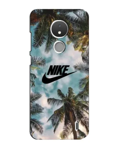 Чохол для Nokia C21 з картинкою «Тропічний принт Nike» Чохол для Nokia C21 з картинкою «Тропічний принт Nike»