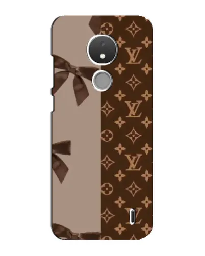 Чохол для Nokia C21 з картинкою «Louis Vuitton — банти»