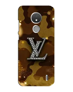 Чохол для Nokia C21 з картинкою «Камуфляжний Louis Vuitton»