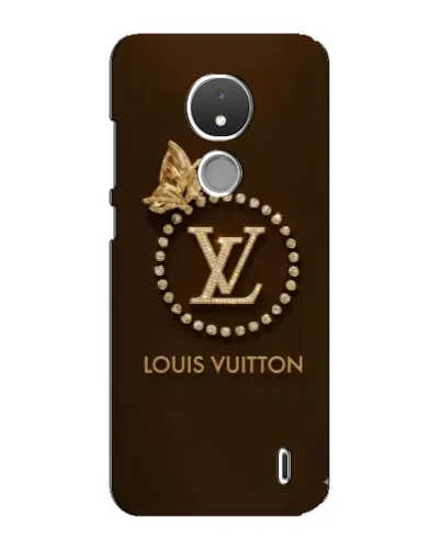 Чохол для Nokia C21 з картинкою «LV — золота печатка»