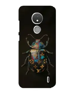 Чохол для Nokia C21 з картинкою «LV — мармуровий принт»