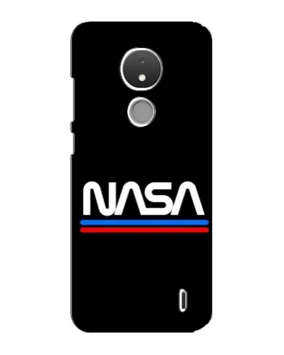 Чохол для Nokia C21 з картинкою «NASA — класика Red Blue» Чохол для Nokia C21 з картинкою «NASA — класика Red Blue»