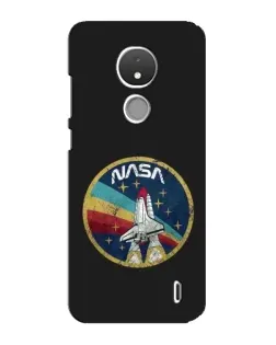 Чохол для Nokia C21 з картинкою «NASA — емблема місії»
