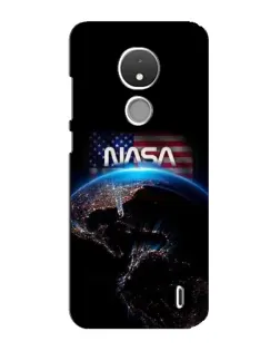 Чохол для Nokia C21 з картинкою «Земля з космосу NASA»