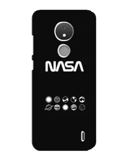 Чохол для Nokia C21 з картинкою «NASA — технічний принт»