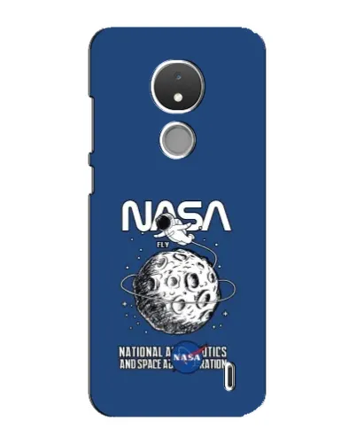 Чохол для Nokia C21 з картинкою «NASA — місячна місія» Чохол для Nokia C21 з картинкою «NASA — місячна місія»