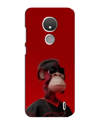 Чохол для Nokia C21 з картинкою «Bored Ape в червоному» Чохол для Nokia C21 з картинкою «Bored Ape в червоному»