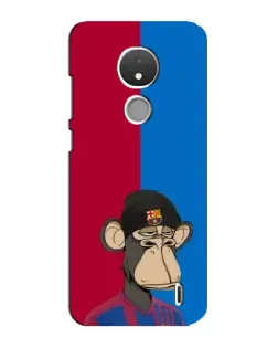 Чохол для Nokia C21 з картинкою «Bored Ape — фанат Барси»