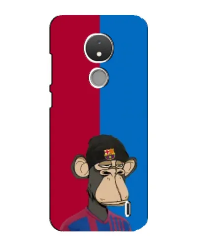 Чохол для Nokia C21 з картинкою «Bored Ape — фанат Барси» Чохол для Nokia C21 з картинкою «Bored Ape — фанат Барси»