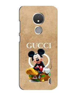 Чохол для Nokia C21 з картинкою «Міккі Маус Gucci — крафт»