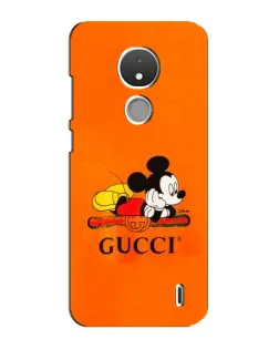 Чохол для Nokia C21 з картинкою «Міккі Маус Gucci — помаранч» Чохол для Nokia C21 з картинкою «Міккі Маус Gucci — помаранч»