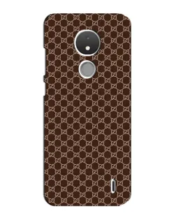 Чохол для Nokia C21 з картинкою «Gucci — шоколадна сітка» Чохол для Nokia C21 з картинкою «Gucci — шоколадна сітка»