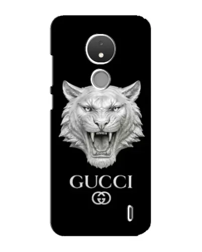 Чохол для Nokia C21 з картинкою «Gucci — срібний лев» Чохол для Nokia C21 з картинкою «Gucci — срібний лев»