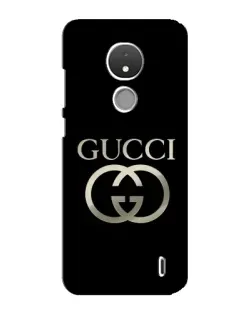 Чохол для Nokia C21 з картинкою «Gucci — золото на чорному» Чохол для Nokia C21 з картинкою «Gucci — золото на чорному»