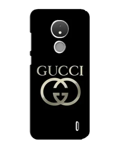 Чохол для Nokia C21 з картинкою «Gucci — золото на чорному» Чохол для Nokia C21 з картинкою «Gucci — золото на чорному»