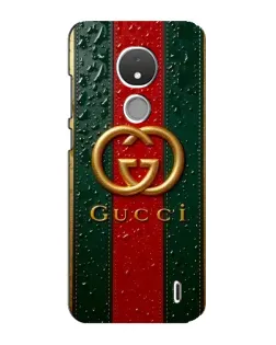 Чохол для Nokia C21 з картинкою «Gucci — фірмова смуга та золото» Чохол для Nokia C21 з картинкою «Gucci — фірмова смуга та золото»