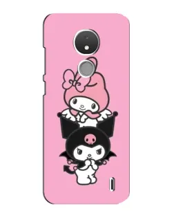 Чохол для Nokia C21 з картинкою «My Melody та Kuromi» Чохол для Nokia C21 з картинкою «My Melody та Kuromi»