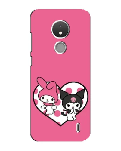 Чохол для Nokia C21 з картинкою «Kuromi та My Melody» Чохол для Nokia C21 з картинкою «Kuromi та My Melody»