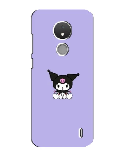 Чохол для Nokia C21 з картинкою «Kuromi — фіолетовий мінімалізм» Чохол для Nokia C21 з картинкою «Kuromi — фіолетовий мінімалізм»