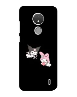 Чохол для Nokia C21 з картинкою «My Melody та Kuromi» Чохол для Nokia C21 з картинкою «My Melody та Kuromi»