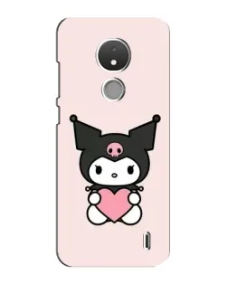 Чохол для Nokia C21 з картинкою «Kuromi та серце» Чохол для Nokia C21 з картинкою «Kuromi та серце»