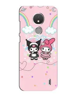 Чохол для Nokia C21 з картинкою «My Melody та Kuromi» Чохол для Nokia C21 з картинкою «My Melody та Kuromi»