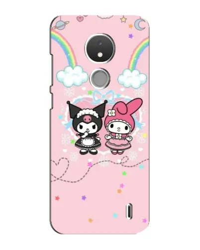 Чохол для Nokia C21 з картинкою «My Melody та Kuromi» Чохол для Nokia C21 з картинкою «My Melody та Kuromi»