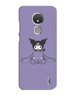 Чохол для Nokia C21 з картинкою «Kuromi на ліловому фоні» Чохол для Nokia C21 з картинкою «Kuromi на ліловому фоні»