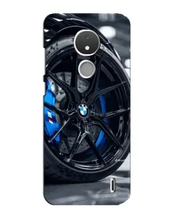 Чохол для Nokia C21 з картинкою «Колесо BMW зблизька»