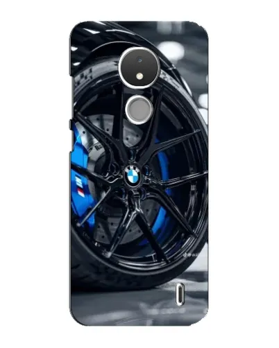 Чохол для Nokia C21 з картинкою «Колесо BMW зблизька»