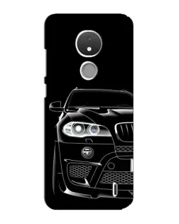Чохол для Nokia C21 з картинкою «Темний силует BMW»