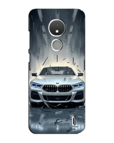 Чохол для Nokia C21 з картинкою «BMW у світлі фар»