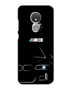Чохол для Nokia C21 з картинкою «Мінімалістичний принт BMW M3»