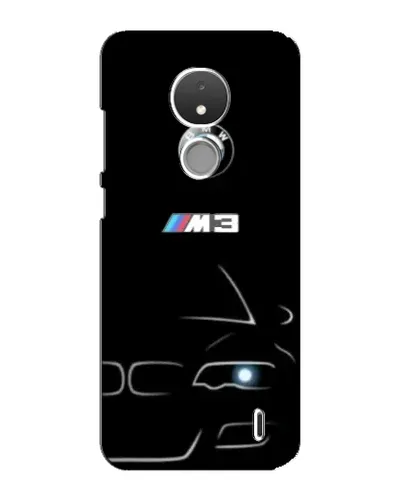 Чохол для Nokia C21 з картинкою «Мінімалістичний принт BMW M3»