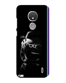 Чохол для Nokia C21 з картинкою «Силует BMW в темряві»