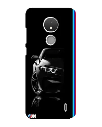 Чохол для Nokia C21 з картинкою «Силует BMW в темряві»