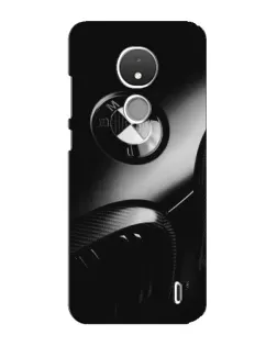 Чохол для Nokia C21 з картинкою «Емблема BMW — макро»