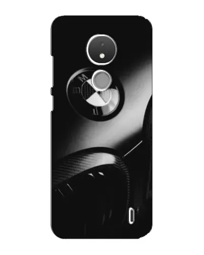 Чохол для Nokia C21 з картинкою «Емблема BMW — макро»