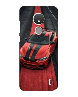 Чохол для Nokia C21 з картинкою «BMW на червоній доріжці»