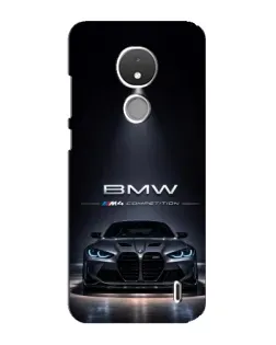 Чохол для Nokia C21 з картинкою «BMW крізь нічне місто» Чохол для Nokia C21 з картинкою «BMW крізь нічне місто»