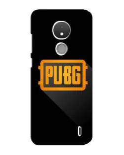 Чохол для Nokia C21 з картинкою «PUBG — рамка лого»