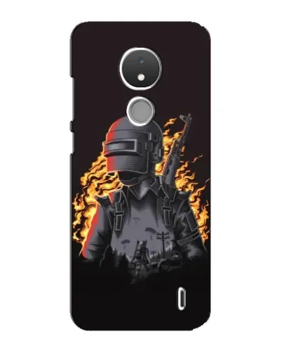 Чохол для Nokia C21 з картинкою «PUBG — вогняний силует» Чохол для Nokia C21 з картинкою «PUBG — вогняний силует»